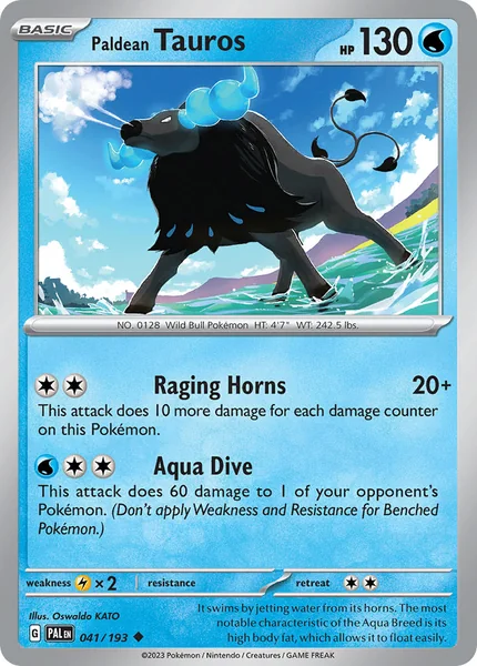 Paldean Tauros card image