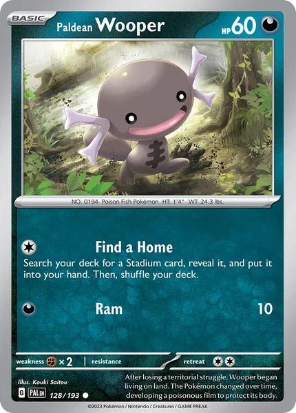 Paldean Wooper card image