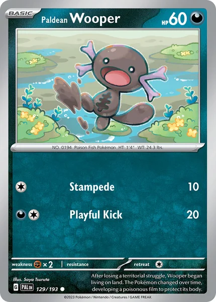 Paldean Wooper card image