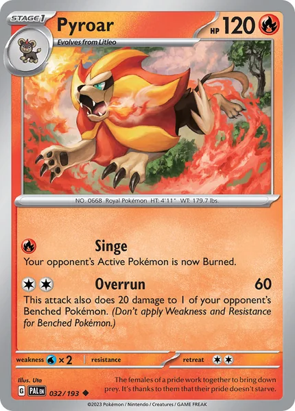 Pyroar card image