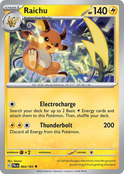 Raichu card image