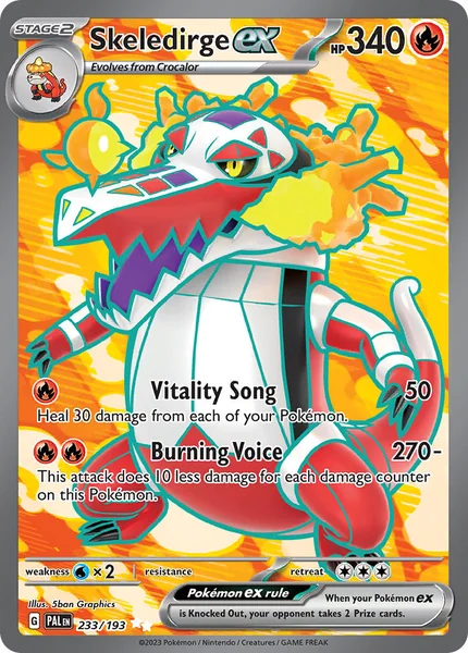 Skeledirge ex card image