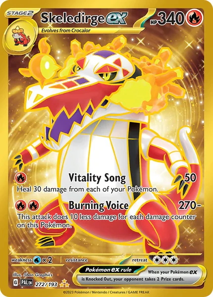 Skeledirge ex card image