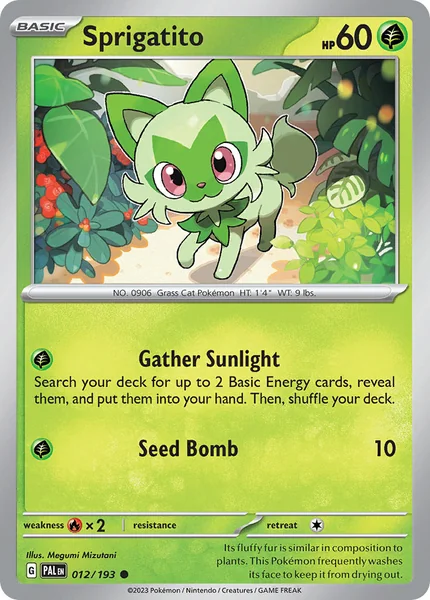 Sprigatito card image