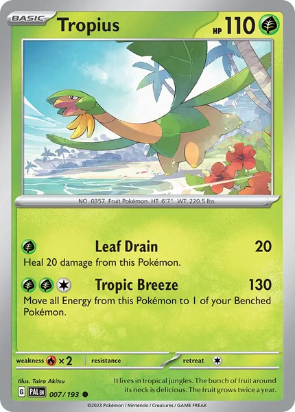 Tropius card image