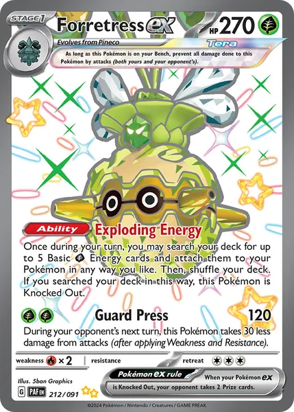 Forretress ex card image