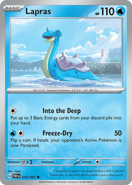 Lapras card image