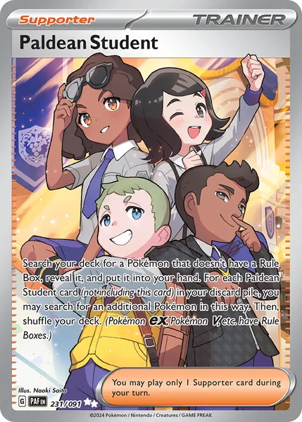 Paldean Student card image
