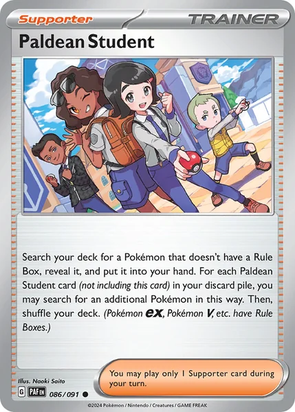 Paldean Student card image