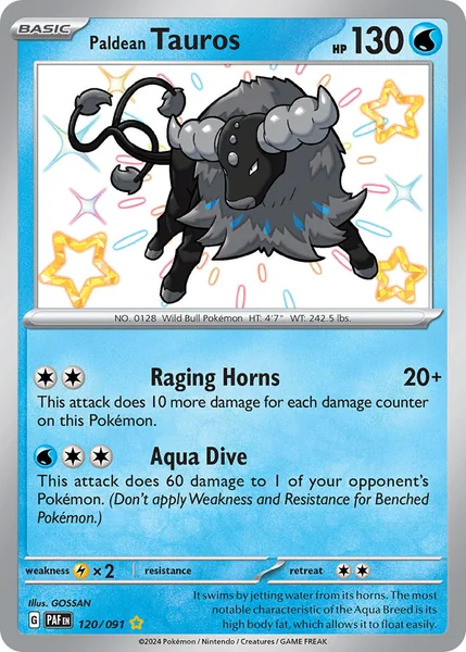 Paldean Tauros card image