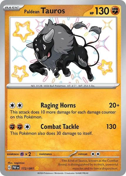 Paldean Tauros card image