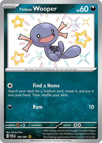 Paldean Wooper card image
