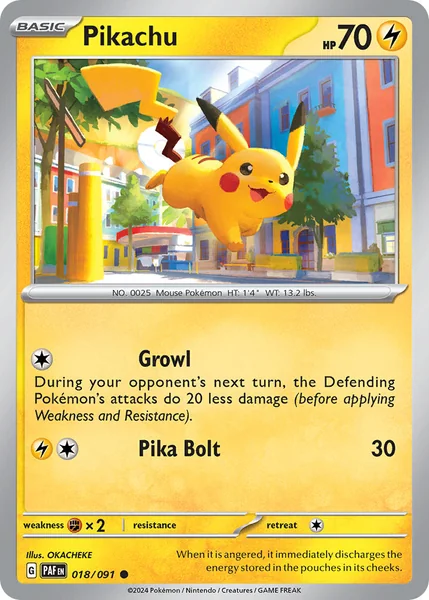 Pikachu card image
