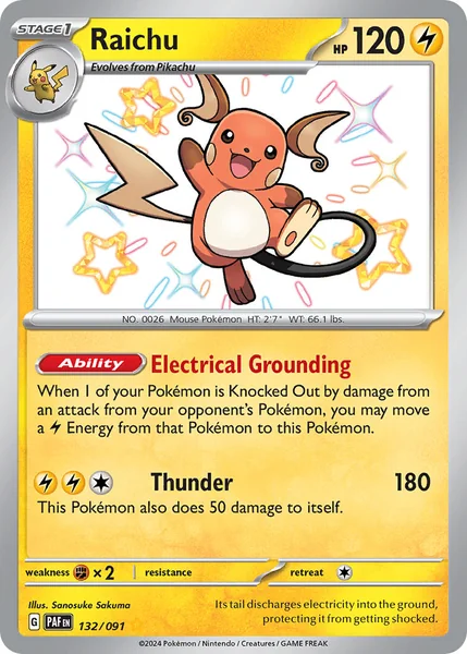 Raichu card image