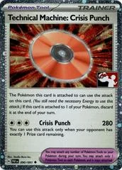 Technical Machine: Crisis Punch card image
