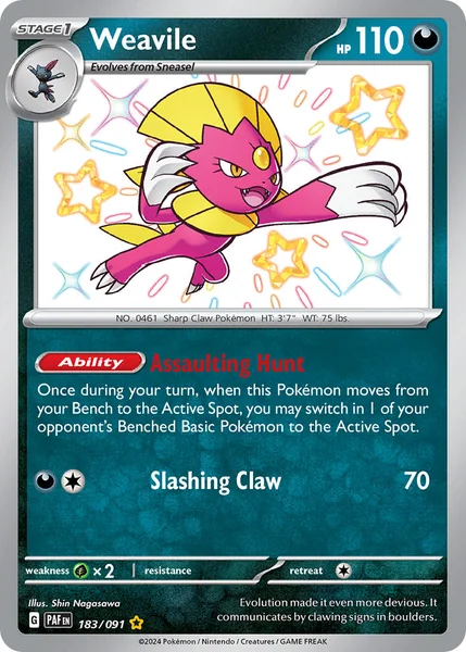 Weavile card image