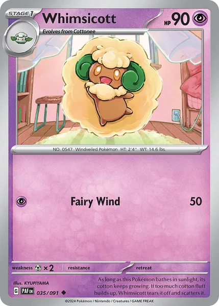 Whimsicott card image