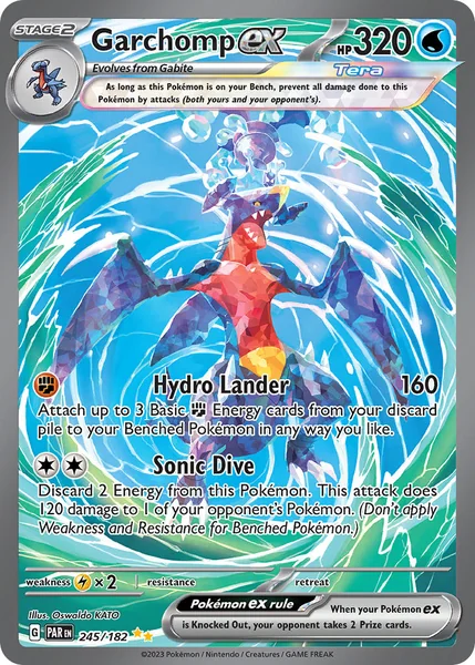 Garchomp ex card image