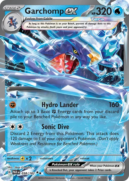 Garchomp ex card image