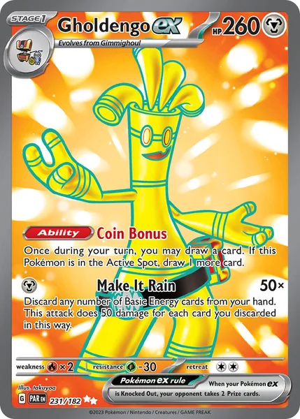 Gholdengo ex card image