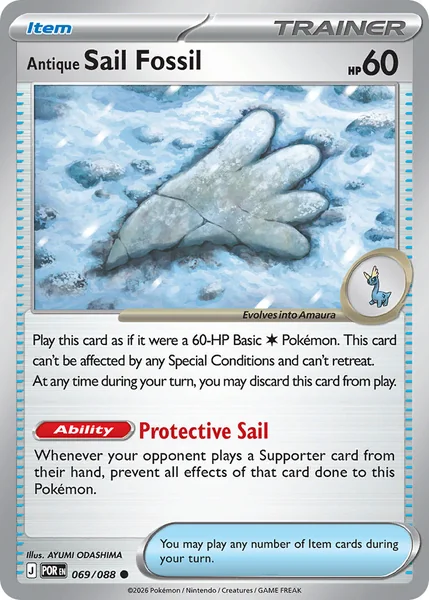 Antique Sail Fossil card image