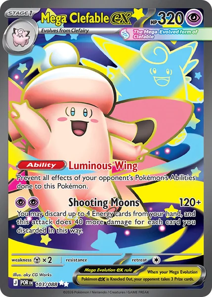 Mega Clefable ex card image