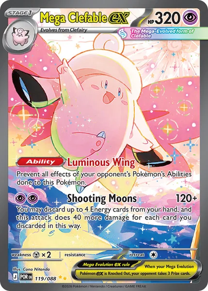 Mega Clefable ex card image