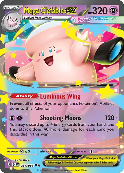 Mega Clefable ex card image
