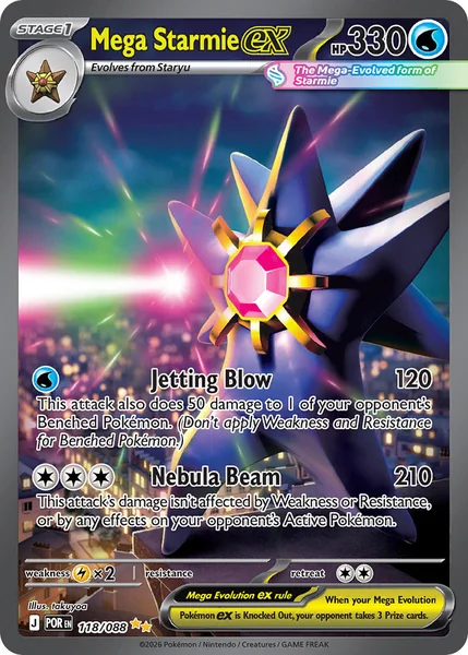 Mega Starmie ex card image