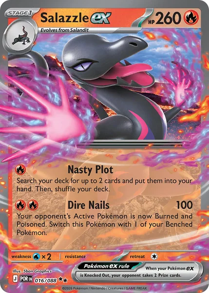 Salazzle ex card image