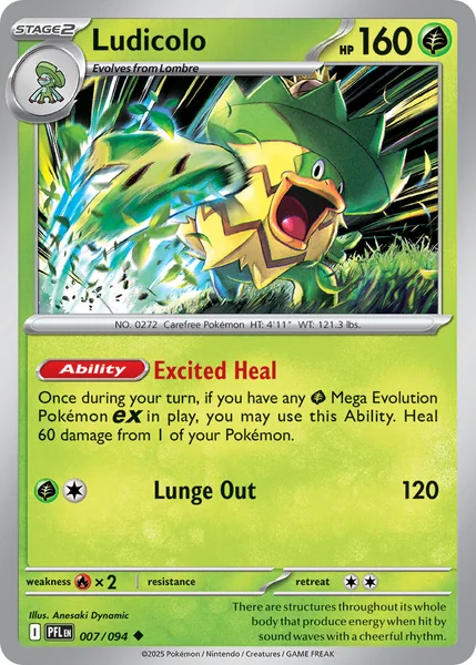 Ludicolo card image