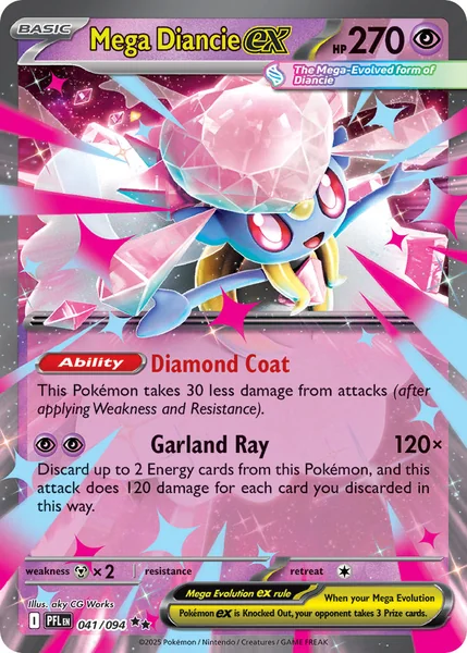 Mega Diancie ex card image