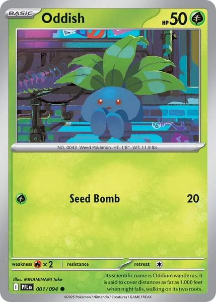 Oddish card image