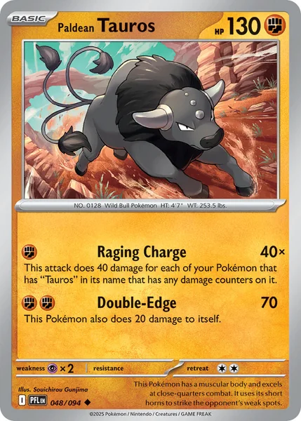 Paldean Tauros card image