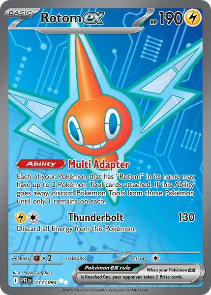 Rotom ex card image