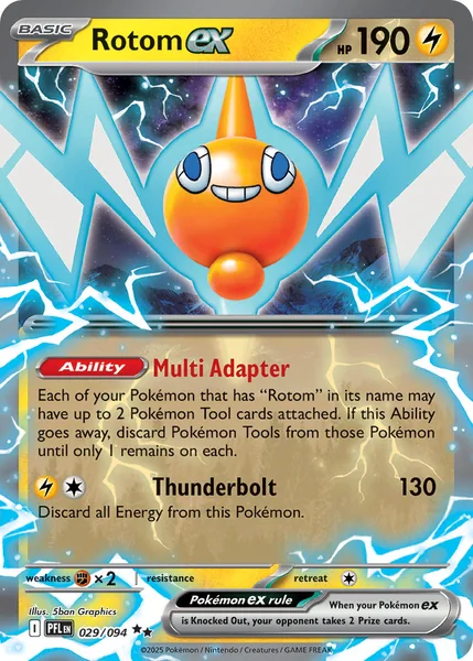 Rotom ex card image