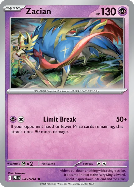 Zacian card image