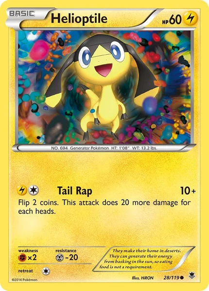 Helioptile card image