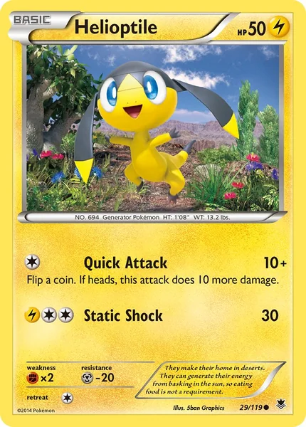 Helioptile card image