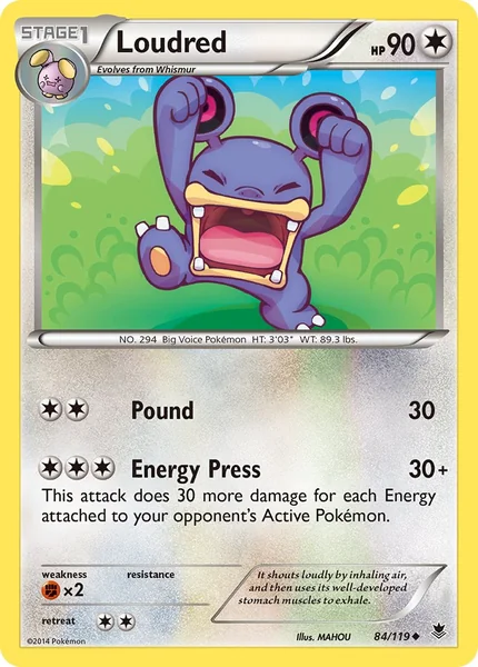 Loudred card image