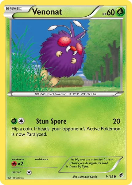 Venonat card image
