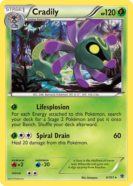 Cradily card image