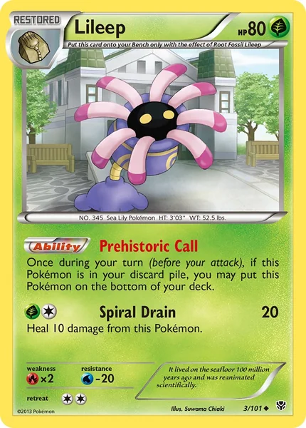 Lileep card image