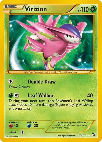 Virizion card image