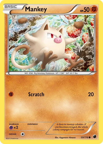 Mankey card image