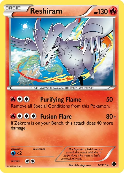 Reshiram card image