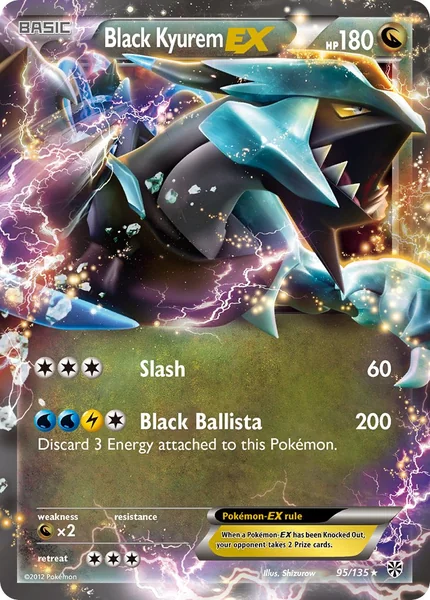 Black Kyurem EX card image