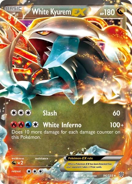 White Kyurem EX card image