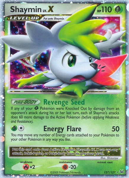 Shaymin LV. X card image