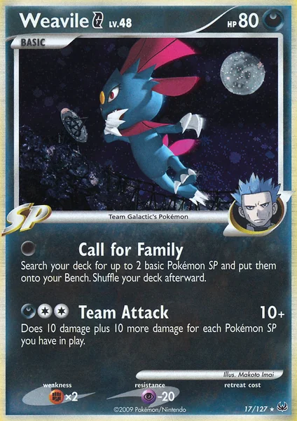 Weavile G card image